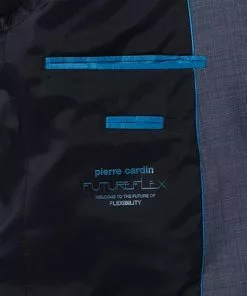 Pierre Cardin Anzug 52261+72240/810/75231/3350 Regular Fit, Schurwoll-Stretch Futureflex, Blau meliert, Blau -Anzüge & Westen Geschäft 346802 norm6