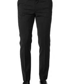 Pierre Cardin Hose Auguste 71738/850/94602/2000 Smokinghose, Schurwolle Super110, Schwarz