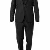BOSS Anzug Nihen-Phil 50421778+1819/402 Smoking Nihen-Phil, Extra Slim Fit, Schurwolle, Schwarz, Dunkelblau -Anzüge & Westen Geschäft 346916 norm