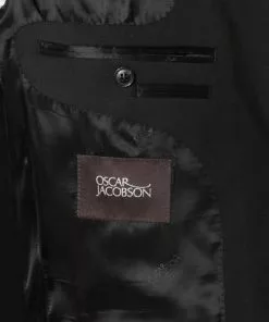 OSCAR JACOBSON Anzug 30504158+442+5374158/310 Anzug mit Weste, Wolle, Schwarz -Anzüge & Westen Geschäft 347717 norm7