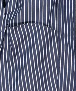 BOSS Anzug Nolwin-Pepe 50433868+33016/402 Slim Fit, Baumwolle, Dunkelblau gestreift, Dunkelblau -Anzüge & Westen Geschäft 348036 norm6