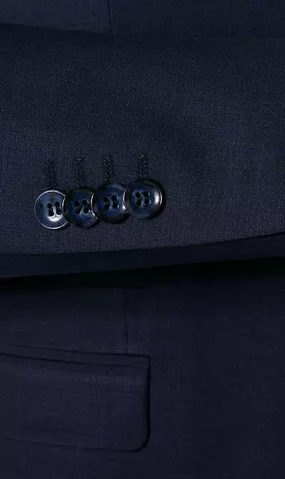 CINQUE Anzug 2219+2119-1543/69 Anzug Cicastell, Super Slim, Schurwoll-Stretch, Dunkelblau 6 CINQUE Anzug 2219+2119-1543/69 Anzug Cicastell, Super Slim, Schurwoll-Stretch, Dunkelblau – Bild 4