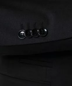 CINQUE Anzug 2219+2119-1543/99 Anzug Cicastell, Super Slim, Schurwoll-Stretch, Schwarz, Anthrazit -Anzüge & Westen Geschäft 348415 norm4