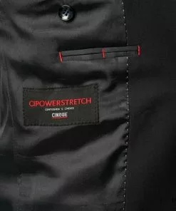 CINQUE Anzug 2219+2119-1543/99 Anzug Cicastell, Super Slim, Schurwoll-Stretch, Schwarz, Anthrazit -Anzüge & Westen Geschäft 348415 norm6