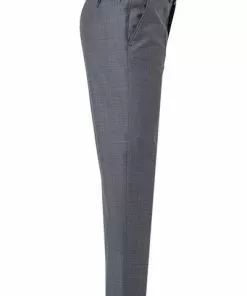 EDUARD DRESSLER Hose Jeff 00720/3B25/41 Shaped Fit, Schurwolle Super110, Dunkelblau meliert, Graublau -Anzüge & Westen Geschäft 348794 norm3