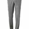 EDUARD DRESSLER Hose Jeff 00720/3B25/15 Shaped Fit, Schurwolle Super110, Grau meliert, Grau -Anzüge & Westen Geschäft 348795 norm