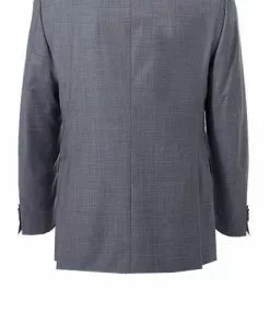 EDUARD DRESSLER Anzug 00720/6B01+3B25/41 Shaped Fit, Schurwolle Super110, Graublau meliert, Graublau -Anzüge & Westen Geschäft 348796 norm3