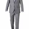 EDUARD DRESSLER Anzug 00720/6B01+3B25/15 Shaped Fit, Schurwolle Super110, Grau meliert, Grau -Anzüge & Westen Geschäft 348797 norm