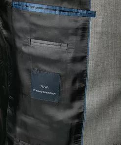 EDUARD DRESSLER Anzug 00720/6B01+3B25/15 Shaped Fit, Schurwolle Super110, Grau meliert, Grau -Anzüge & Westen Geschäft 348797 norm6