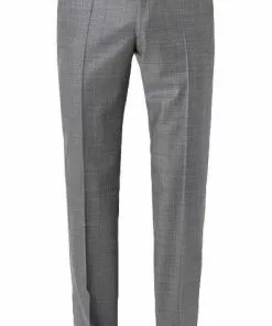 EDUARD DRESSLER Anzug 00720/6B01+3B25/15 Shaped Fit, Schurwolle Super110, Grau meliert, Grau -Anzüge & Westen Geschäft 348797 norm7