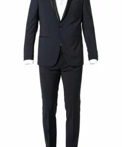 Pierre Cardin Anzug 41220+71738/850/94602/3000 Smoking, Modern Fit, Schurwolle Super110, Marine