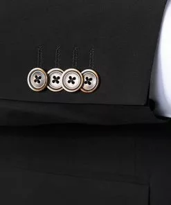 Pierre Cardin Anzug 42256+72437/810/94470/2000 Modern Fit, Mikrofaser wasserabweisend, Schwarz -Anzüge & Westen Geschäft 349449 norm4