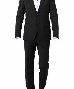 OSCAR JACOBSON Anzug 30504158+5374158/310 Wolle, Schwarz