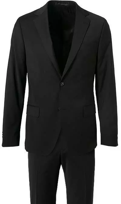 OSCAR JACOBSON Anzug 30504158+5374158/310 Wolle, Schwarz 4 OSCAR JACOBSON Anzug 30504158+5374158/310 Wolle, Schwarz – Bild 2