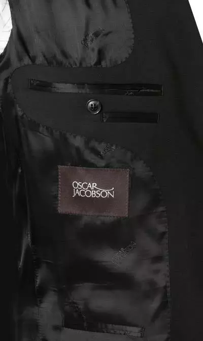 OSCAR JACOBSON Anzug 30504158+5374158/310 Wolle, Schwarz 8 OSCAR JACOBSON Anzug 30504158+5374158/310 Wolle, Schwarz – Bild 6
