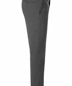 Windsor Hose Santio 30021717/025 Schurwoll-Stretch, Grau meliert, Grau -Anzüge & Westen Geschäft 350655 norm3