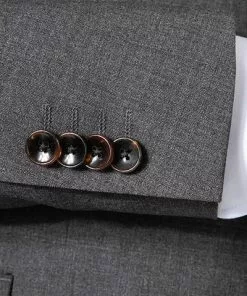 Windsor Anzug Garon/Santio 30021716+717/025 Anzug Garon-Santio, Shaped Fit, Schurwoll-Stretch, Grau meliert, Grau -Anzüge & Westen Geschäft 350656 norm4