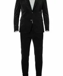 Strellson Anzug Alzer/Luc 30024162+30024163/402 Anzug Alzer-Luc, Slim Fit, Cord, Nachtblau, Dunkelblau (402)