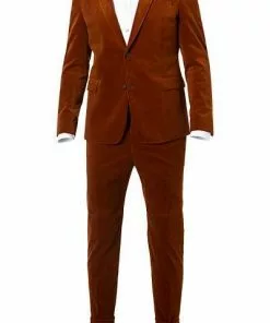 Strellson Anzug Alzer/Luc 30024162+30024163/823 Anzug Alzer-Luc, Slim Fit, Cord, Rostbraun