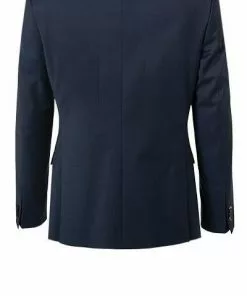 JOOP! Anzug Damon/Gun 30024804+30024806/420 Anzug Damon-Gun, Extra Slim Fit, Schurwoll-Stretch, Dunkelblau meliert, Dunkelblau -Anzüge & Westen Geschäft 353003 norm3