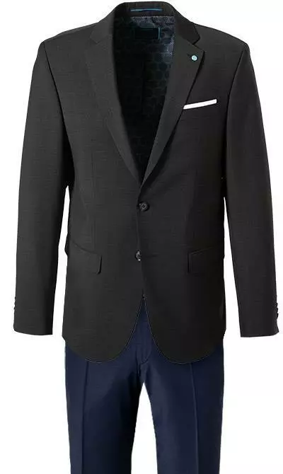 Pierre Cardin Anzug 52253+72240/810/14001/2100 Regular Fit, Schurwoll-Stretch Futureflex, Anthrazit meliert, Anthrazit 5 Pierre Cardin Anzug 52253+72240/810/14001/2100 Regular Fit, Schurwoll-Stretch Futureflex, Anthrazit meliert, Anthrazit – Bild 3