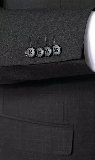 Pierre Cardin Anzug 52253+72240/810/14001/2100 Regular Fit, Schurwoll-Stretch Futureflex, Anthrazit meliert, Anthrazit 7 Pierre Cardin Anzug 52253+72240/810/14001/2100 Regular Fit, Schurwoll-Stretch Futureflex, Anthrazit meliert, Anthrazit – Bild 5
