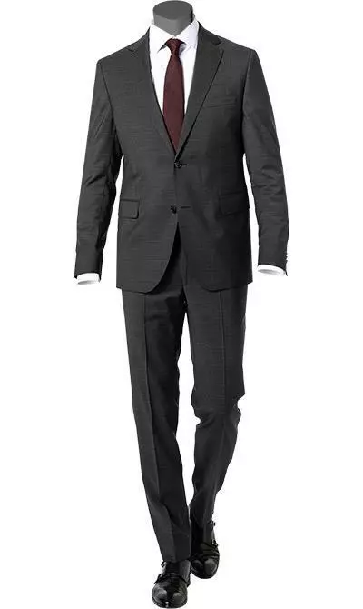 EDUARD DRESSLER Anzug Sean/Jim 00540/5B31+3B35/24 Shaped Fit, Schurwolle Super110, Anthrazit 3 EDUARD DRESSLER Anzug Sean/Jim 00540/5B31+3B35/24 Shaped Fit, Schurwolle Super110, Anthrazit
