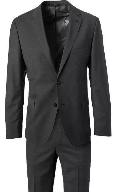 EDUARD DRESSLER Anzug Sean/Jim 00540/5B31+3B35/24 Shaped Fit, Schurwolle Super110, Anthrazit 4 EDUARD DRESSLER Anzug Sean/Jim 00540/5B31+3B35/24 Shaped Fit, Schurwolle Super110, Anthrazit – Bild 2