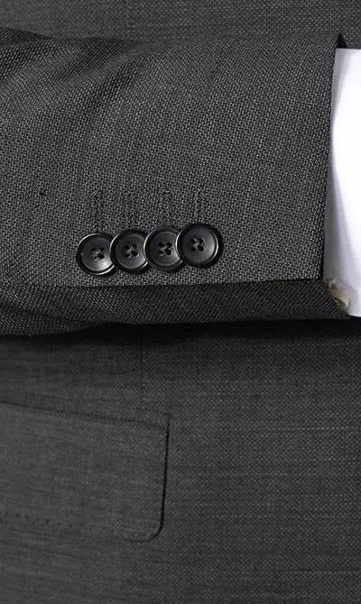 EDUARD DRESSLER Anzug Sean/Jim 00540/5B31+3B35/24 Shaped Fit, Schurwolle Super110, Anthrazit 6 EDUARD DRESSLER Anzug Sean/Jim 00540/5B31+3B35/24 Shaped Fit, Schurwolle Super110, Anthrazit – Bild 4