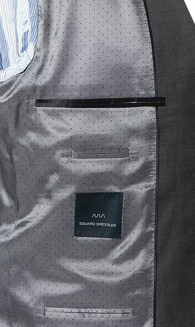 EDUARD DRESSLER Anzug Sean/Jim 00540/5B31+3B35/24 Shaped Fit, Schurwolle Super110, Anthrazit 8 EDUARD DRESSLER Anzug Sean/Jim 00540/5B31+3B35/24 Shaped Fit, Schurwolle Super110, Anthrazit – Bild 6