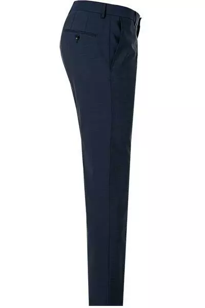 Windsor Hose Santio 30021717/410 Schurwoll-Stretch, Dunkelblau meliert, Dunkelblau 6 Windsor Hose Santio 30021717/410 Schurwoll-Stretch, Dunkelblau meliert, Dunkelblau – Bild 4