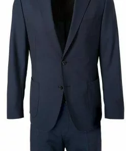 Windsor Anzug Garon/Santio 30021716+30021717/410 Anzug Garon-Santio, Shaped Fit, Schurwoll-Stretch, Dunkelbau meliert, Dunkelblau -Anzüge & Westen Geschäft 353279 norm2