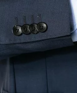 Windsor Anzug Garon/Santio 30021716+30021717/410 Anzug Garon-Santio, Shaped Fit, Schurwoll-Stretch, Dunkelbau meliert, Dunkelblau -Anzüge & Westen Geschäft 353279 norm4