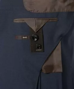 Windsor Anzug Garon/Santio 30021716+30021717/410 Anzug Garon-Santio, Shaped Fit, Schurwoll-Stretch, Dunkelbau meliert, Dunkelblau -Anzüge & Westen Geschäft 353279 norm5