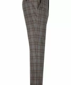 CG Hose Cole 02-006S3/230043/82 Slim Fit, Viskose-Stretch, Stahlgrau-braun kariert , Stahlgrau-braun -Anzüge & Westen Geschäft 354125 norm3