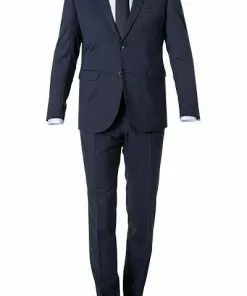 CG Anzug Caden/Cedric 90-150S1/423802+433063/63 Slim Fit, Schurwoll-Stretch, Nachtblau , Nachtblau