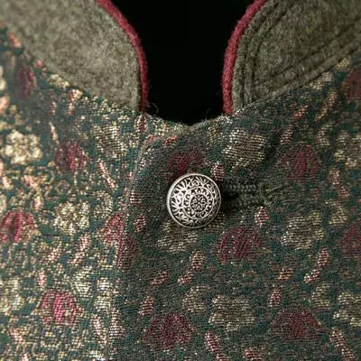 Schneiders Trachtenweste Henri 327/2102/6162 Mikrofaser-Baumwolle, Oliv gemustert, Oliv 5 Schneiders Trachtenweste Henri 327/2102/6162 Mikrofaser-Baumwolle, Oliv gemustert, Oliv – Bild 3