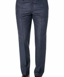 HILTL Hose Piacenza 42053/34600/48 Regular Fit, Schurwolle, Dunkelblau meliert