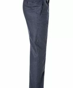 HILTL Hose Milano-U 42053/33802/48 Hose Milano U, Classic Fit, Flanell, Dunkelblau meliert, Dunkelblau -Anzüge & Westen Geschäft 355075 norm3