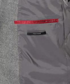 CINQUE Anzug 2243+2632+2157-5166/93 Anzug mit Weste, Slim Fit, Flanell-Stretch, Mittelgrau meliert, Mittelgrau -Anzüge & Westen Geschäft 355403 norm6