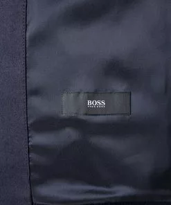 BOSS Anzug Nolwin/Bardon 50438503+50440817/401 Slim Fit, Schurwolle, Dunkelblau -Anzüge & Westen Geschäft 357004 norm4