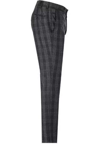 JOOP! Hose Hank 30023456/405 Slim Fit, Woll-Stretch, Anthrazit kariert , Anthrazit 5 JOOP! Hose Hank 30023456/405 Slim Fit, Woll-Stretch, Anthrazit kariert , Anthrazit – Bild 3