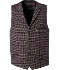 ROY ROBSON Weste 005035591708300/G230 Schurwolle, Braun gemustert, Braun