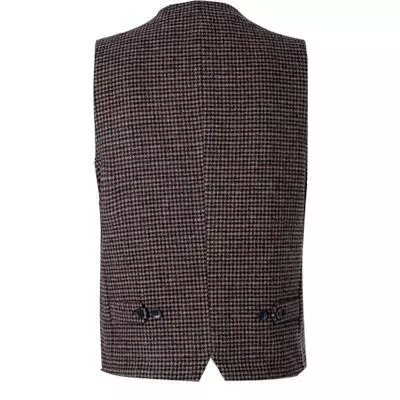 ROY ROBSON Weste 005035591708300/G230 Schurwolle, Braun gemustert, Braun 4 ROY ROBSON Weste 005035591708300/G230 Schurwolle, Braun gemustert, Braun – Bild 2