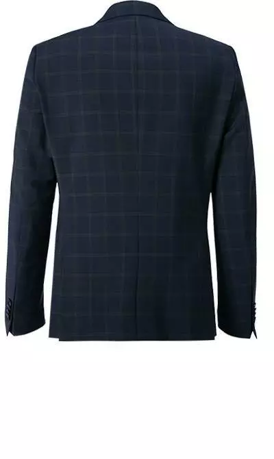 CG Anzug Ian SV/Ike 90-149S3/423722+433093/63 Super Slim Fit, Wolle, Dunkelblau kariert, Dunkelblau 5 CG Anzug Ian SV/Ike 90-149S3/423722+433093/63 Super Slim Fit, Wolle, Dunkelblau kariert, Dunkelblau – Bild 3