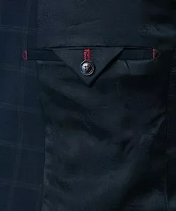 CG Anzug Ian SV/Ike 90-149S3/423722+433093/63 Super Slim Fit, Wolle, Dunkelblau kariert, Dunkelblau 14 CG Anzug Ian SV/Ike 90-149S3/423722+433093/63 Super Slim Fit, Wolle, Dunkelblau kariert, Dunkelblau -Anzüge & Westen Geschäft 357748 norm5