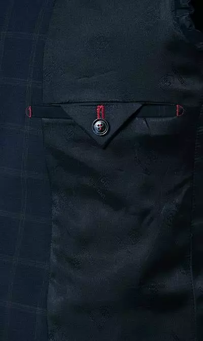 CG Anzug Ian SV/Ike 90-149S3/423722+433093/63 Super Slim Fit, Wolle, Dunkelblau kariert, Dunkelblau 7 CG Anzug Ian SV/Ike 90-149S3/423722+433093/63 Super Slim Fit, Wolle, Dunkelblau kariert, Dunkelblau – Bild 5