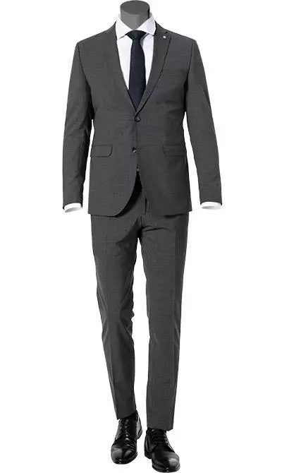 CG Anzug Caden SV/Cedric 90-148S0/423812+433063/82 Slim Fit, Wolle, Dunkelgrau 3 CG Anzug Caden SV/Cedric 90-148S0/423812+433063/82 Slim Fit, Wolle, Dunkelgrau