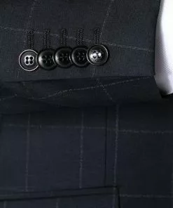 Strellson Anzug Allen/Mercer 30025247+8/401 Anzug Allen-Mercer, Slim Fit, Schurwoll-Stretch, Dunkelblau kariert, Dunkelblau -Anzüge & Westen Geschäft 357817 norm4