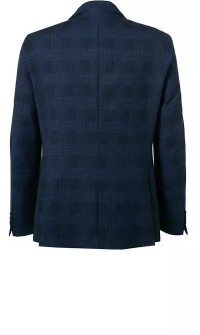 Pierre Cardin Anzug 42288+72534/810/14269/3200 Modern Fit, Mikrofaser, Blau kariert, Blau 6 Pierre Cardin Anzug 42288+72534/810/14269/3200 Modern Fit, Mikrofaser, Blau kariert, Blau – Bild 4